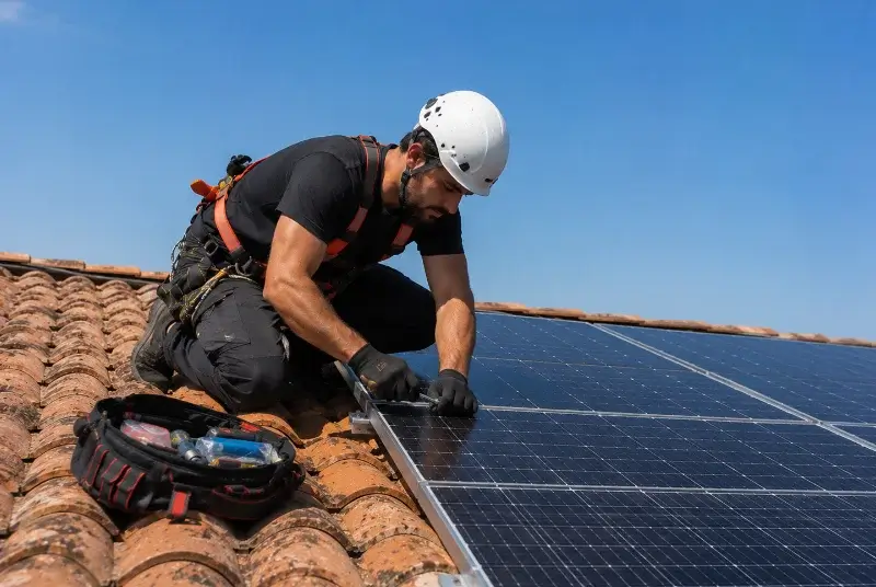 Maintenance et monitoring de panneaux solaires à Bellignat