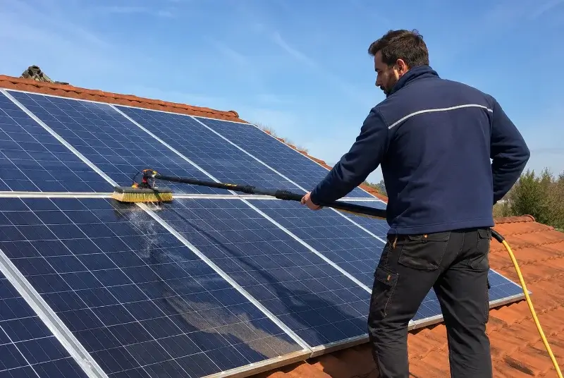 Nettoyage et entretien de panneaux solaires à Bellignat