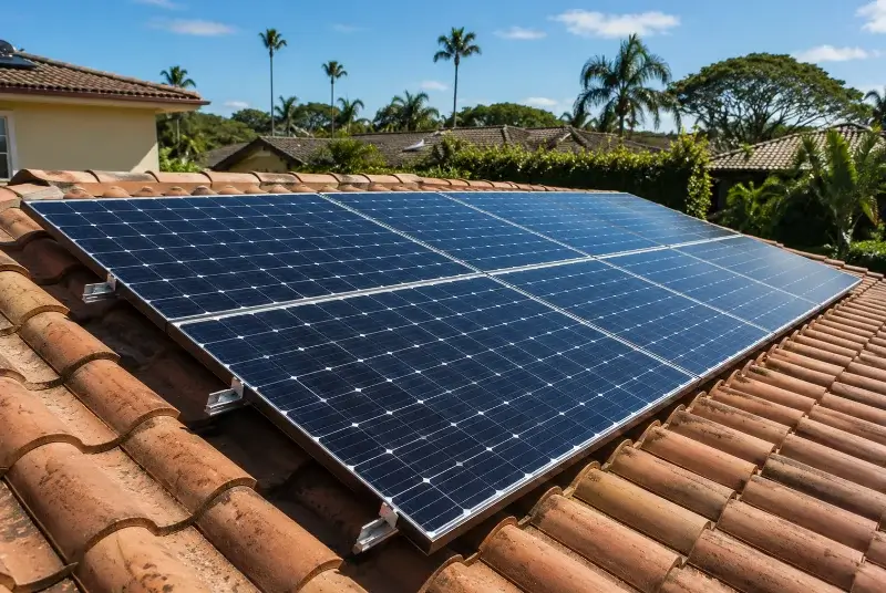 Installation de panneaux solaires à Bellignat